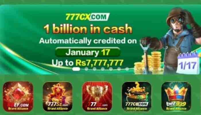 777CX Game special rewards and gifts