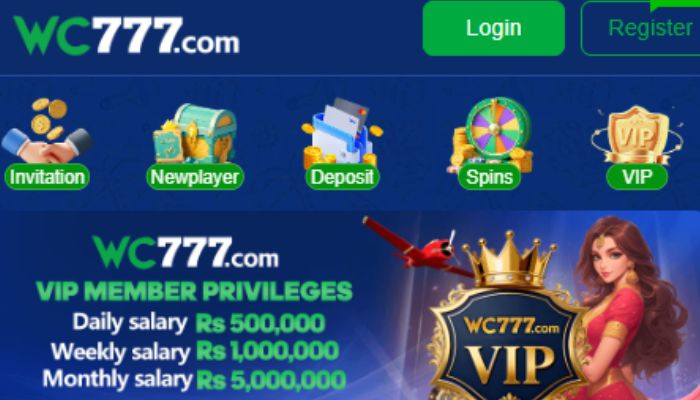 WC777 Game best Earning App for Pakistan